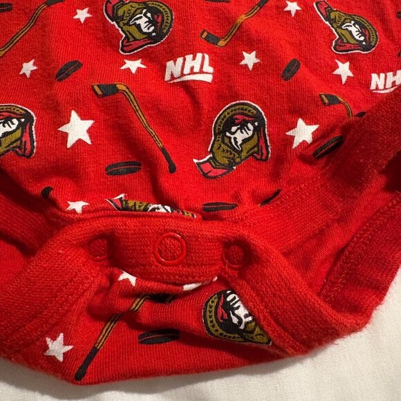 Ottawa Senators NHL Hockey Baby body suit Size 3m - Picture 4 of 7